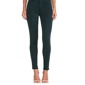 J BRAND JEANS MARIA HIGH-RISE SKINNY LEG STRETCH COTTON EVERGREEN NWT - SIZE 30